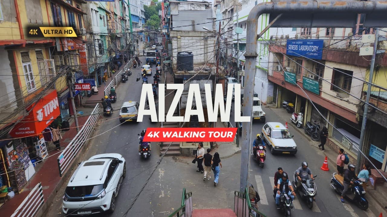 Aizawl 4K Virtual Walk