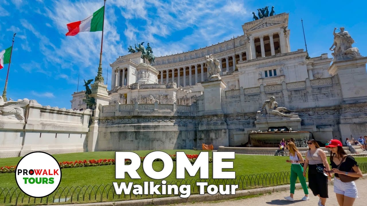 Rome 4K Virtual Walk